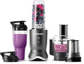 nutribullet® Ultra Plus+ 3-1 Compact Kitchen System 1200W Kitchen System with Blender Food Processor and Coffee and Spice Grinder 32oz and 24oz Blending Cups 2-Cup Food Processor Gunmetal Gray