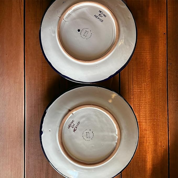 Talavera Dinnerware Set – 24 Piece Hand-Painted Mexican Ceramic Set – Seats 8