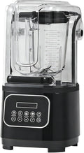 Commercial Countertop Blender with Sound Shield 68 Oz Blender Combo Stainless Steel Blades 9 Speed 5 Functions for Shakes Smoothies Puree Ice Crushing Black