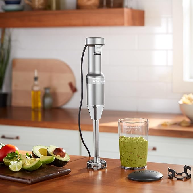 KitchenAid Variable Speed Corded Hand Blender KHBV53Contour Silver(Pack of 2)