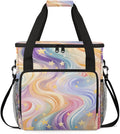 Star Tie Dyeing Coffee Maker Carrying Bag Portable Travel Storage Tote Bag Compatible with K-Mini or K-Mini Plus Single Serve Coffee Brewer Carrying Case with Multiple Pockets &amp Shoulder Strap