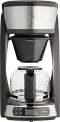 BUNN HB Heat N Brew Programmable Coffee Maker 10 cup Stainless Steel 46500.0003