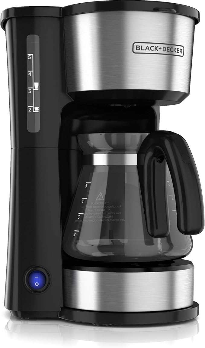 BLACK+DECKER CM0755S-CL 4-in-1 Coffee Maker 5 Cup 220V (Not for USA)