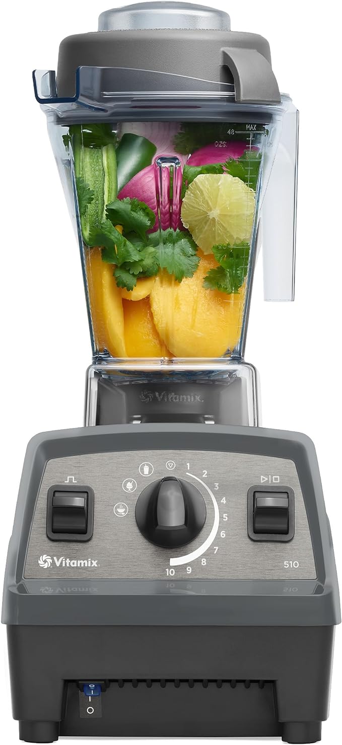 Vitamix Propel Series 510 Blender with Three Blending Programs Professional-Grade Blender for Smoothies and More Stainless-Steel Blades Self-Cleaning Kitchen Appliance 48 Oz Container Slate