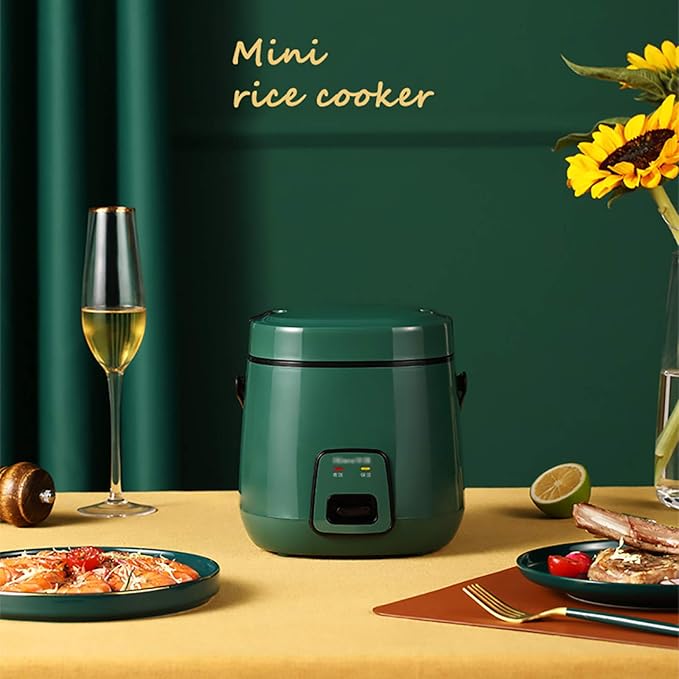 Rice Cooker Retro Green Rice Cooker Steamer With Safety Buckle Multicooker Electric Lunch Cooking Box For Cooking