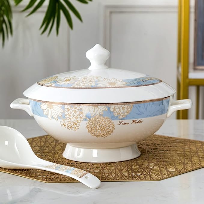 Bone China Dinner Sets Nordic Creative Phnom Penh Combination Ceramic Tableware Suit Suitable for Gifts Wedding Hotel 62 Piece