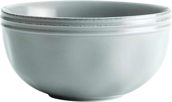 Rachael Ray Cucina Dinnerware 16-Piece Stoneware Dinnerware Set Sea -Salt Grey