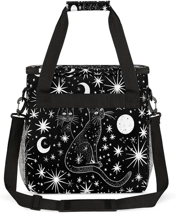 Star Moon Cat Coffee Maker Travel Bag for K-Mini or K-Mini Plus Single Serve Coffee Brewer Portable Storage Tote Case for Tarvel