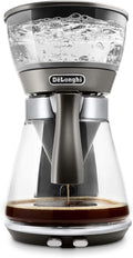 De'Longhi 3-in-1 Specialty Coffee Brewer IcedCoffee Maker (Bold Cold Brew) Gourmet Pour Over Premium Drip SCA GoldenCup Certified Glass Carafe 8-Cup ICM17270