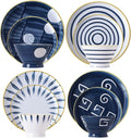 Dinnerware Set Japanese Style 4 Colors Includes 4-Piece Dinner Plates 4-Piece Salad Plates and 4-Piece Bowls24Pieces for 8A