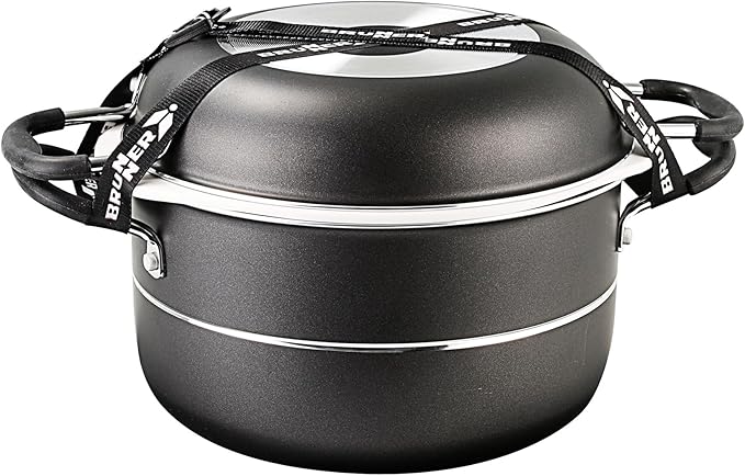 Brunner 0806095N Camping Aluminum Cookware Set Pirate 9+1¸ Ø 24 cm