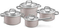 Tescoma Delight Taupe Saucepan Set of 8