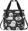 Gothic Pumpkin Coffee Maker Carrying Bag Magical Pumpkin Travel Storage Bag Compatible with K-Mini or K-Mini Plus Single Serve Coffee Brewer Carrying Case with Multiple Pockets &amp Shoulder Strap
