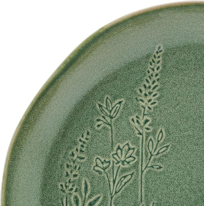 Pfaltzgraff Carrie 12 Piece Dinnerware Set Service for 4 Green
