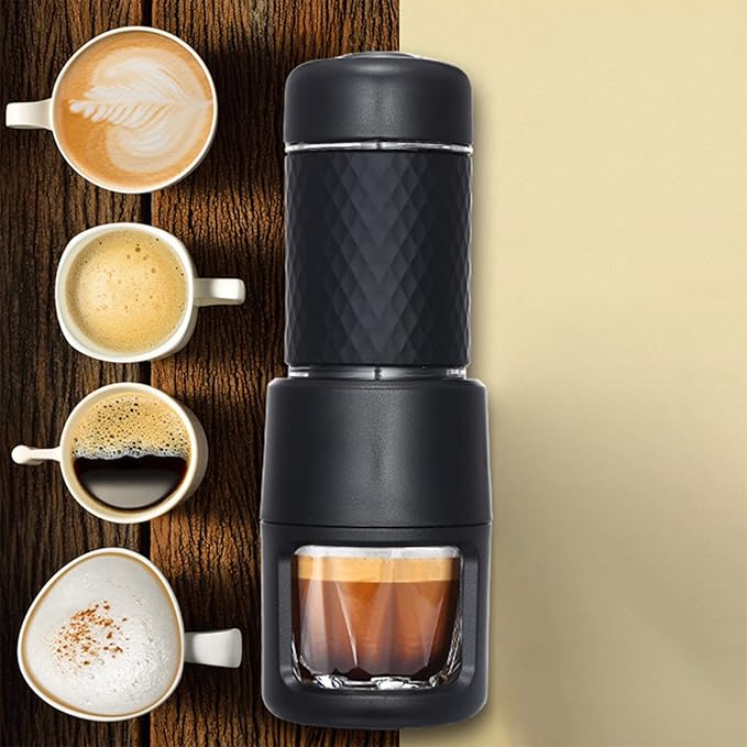 Ice Drip Coffee Maker Brew Coffee Machine Manual Coffee Grinders Portable Multifunctional Drinkware Household Kitchen WaterPink