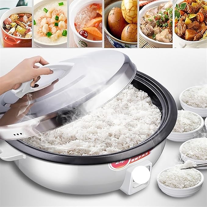 Large Rice Cooker (8-45L) Commercial Large Capacity Rice Cooker for Restaurant/hotel/school for 8-60 People(23L)