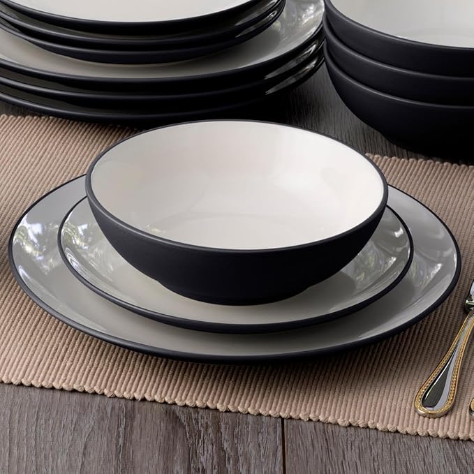 Noritake Colorwave Graphite 4-Piece Coupe Place Setting Service for 1
