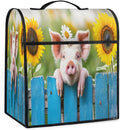 cfpolar Kitchen Aid Mixer Cover Compatible with 6-8 Quarts Cute Pig Sunflower Stand Mixer Cover Kitchen Aid Mixers Accessories Appliance Organizer Bag Dust Covers with Zipper Pocket