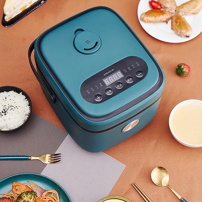 GRFIT Electric Rice Cooker Intelligent Automatic Household Kitchen Cooker 1-2 People Small Food Warmer Steamer (Color : A) jinyi2016SHOP-1998