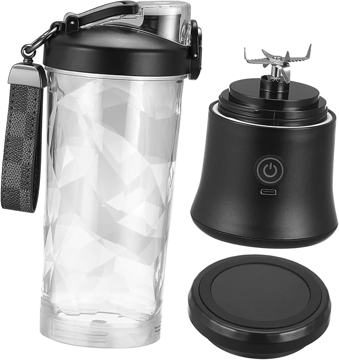 Juicer Compact Fruit Mixer with Flap Top Design for Quick Juicing for Travel Gym Office and Home Use Lightweight and Easy to Operate