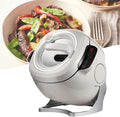 Kitchens Cook Robot with Visible Lid 6L Auto Cooking Fried Rice MachineAdjustable Pot Body Tilt Angle 3 Adjustable Fire Levels
