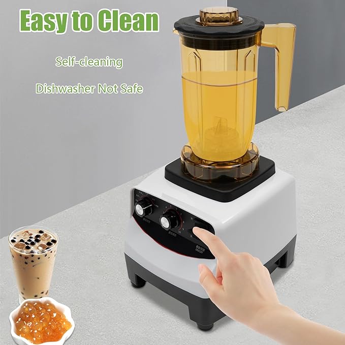 Bubble Tea Machine 1200ml 1800W Multifuction Blending Machine with 4 Different Cups 10 Gears Speed Countertop Smoothie Maker for Homes Milk Tea Shops Coffee Shops 110V 30000RPM Easy to Clean