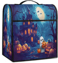 cfpolar Kitchen Aid Mixer Cover Compatible with 6-8 Quarts Halloween Ghosts Castle Pumpkin Stand Mixer Cover Kitchen Aid Mixers Accessories Appliance Organizer Bag Dust Covers with Zipper Pocket