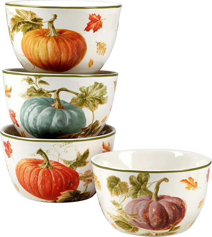 Certified International Harvest Autumn Havest 16 Pc Dinnerware Set Service for 4 Multicolor