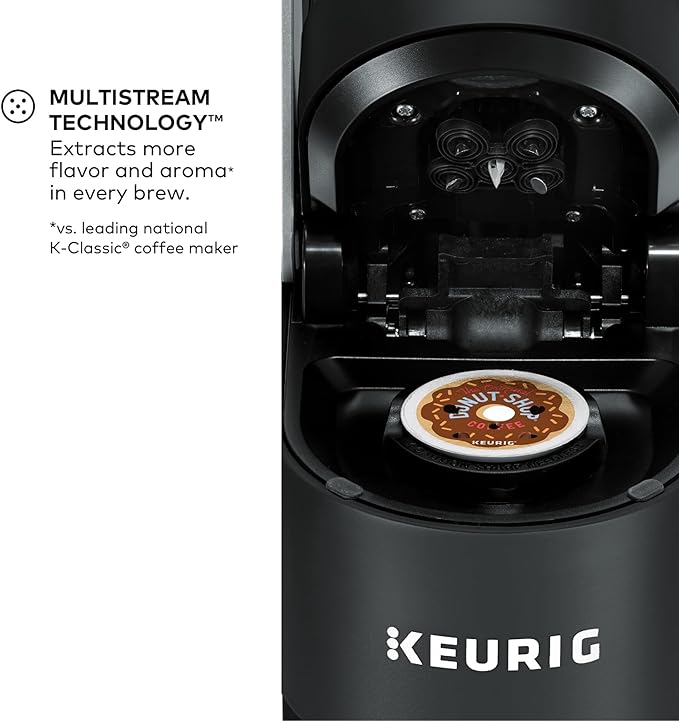 Keurig K-Supreme Single Serve K-Cup Pod Coffee Maker MultiStream Technology 4 Brew Sizes 66oz Dual-Position Removable Reservoir Black