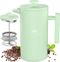 French Press Coffee Maker 50OZ Double Wall Vacuum Insulated 304 Stainless Steel for Home Camping and Office