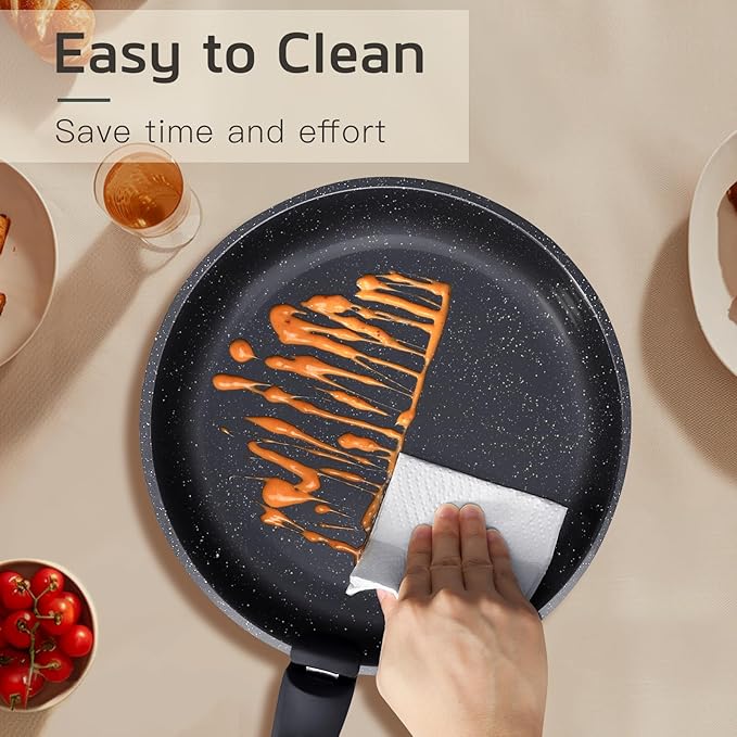 GiPP Ceramic Pots and Pans Set Non Stick Nonstick Detachable Handle Cookware Sets Healthy Non Toxic PFAS PFOA &amp PTFE Free Dishwasher ＆Oven Safe Induction Kitchen Pot and Pan 17 Piece Gray