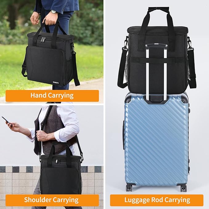 Travel Coffee Maker Carrying Bag Compatible with Keurig K-Mini or K-Mini Plus Single Serve Coffee Maker Portable Storage Bag with Shoulder Strap(Patented Design)