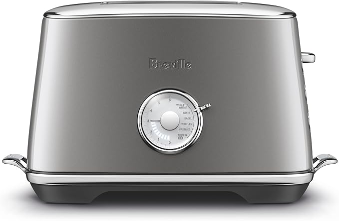 Breville BTA735SHY Toast Select Luxe Kitchen Toaster 2 Slice Smoked Hickory
