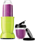 Multifunctional Portable Blender with Travel Cup Lid Lime Green Personal Size Smoothie Blender for Shakes Juices &amp Protein Drinks
