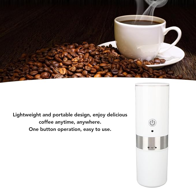 Zerodis Portable Machine Automatic Travel Coffee Maker Universal Espresso Maker for RV Hiking Office Camping