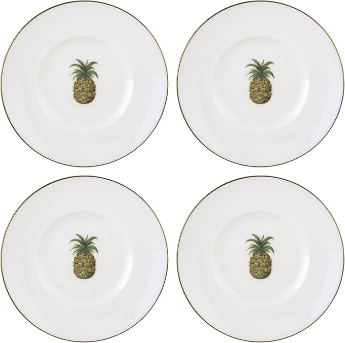 Lenox 897296 British Colonial Bamboo Dessert Plates Set of 4