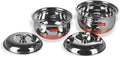 Sumeet Stainless Steel 2 Pieces Handi Pot Set 1.1 L 1.3 L 2 Piece (Steel) Mirror 1.1 liter