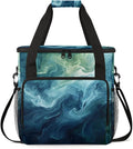 Abstract-marble (3) Coffee Maker Carrying Bag Portable Travel Storage Tote Bag Compatible with K-Mini or K-Mini Plus Single Serve Coffee Brewer Carrying Case with Multiple Pockets &amp Shoulder Str