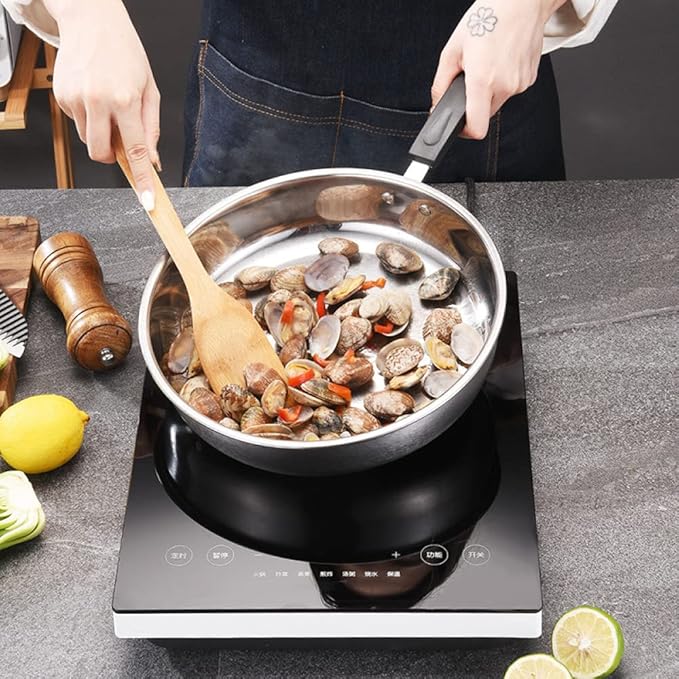 Cooking Pot Nonstick Cookware Sets 401 Stainless Steel Cooking Pots and Pans Home Kitchenware with Wok Frying Pan Stock Pot Safe