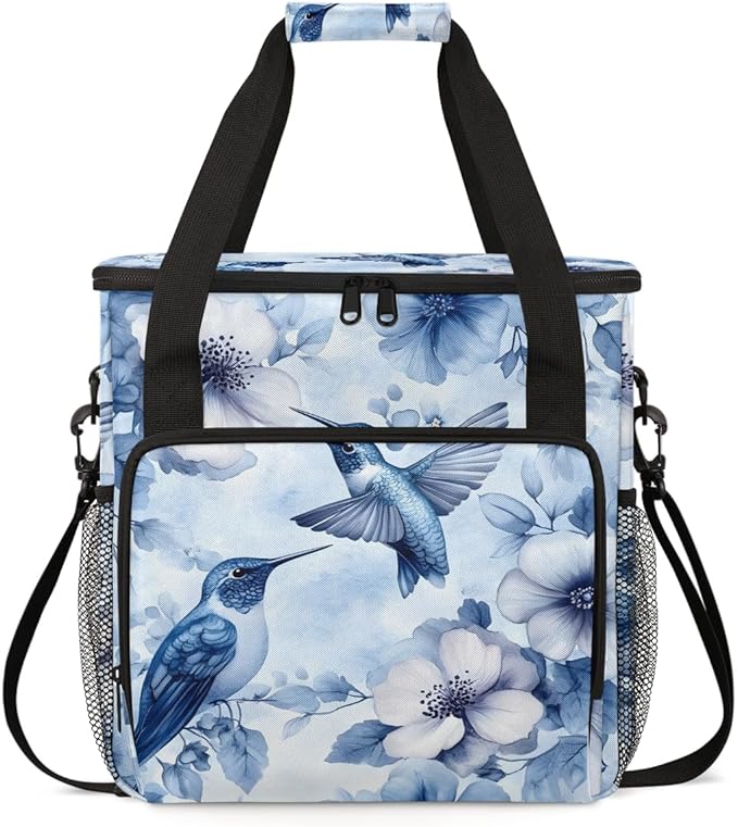 Coffee Maker Carrying Bag With Shoulder Strap Single Coffee Machine Bag Travel Storage Bag for Men Women Bird