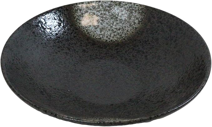 Ebros Gift Artistic Charcoal Grey Tone Hakumu Collection Dinnerware Serveware Kitchenware Set Asian Japanese Restaurant Supply (Pack Of 4 Large Ramen Soup Dinner Bowl 36oz)