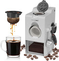 SavePod Coffee Pod Maker with Reusable Coffee Pods Compatible with Keurig and K-Cup Coffee Machines Smart Easy to Use &amp Convenient (White)