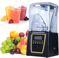 Professional Blender Commercial Quiet blender Soundproof Blender 2000ml with Cover for Crushing IceSmoothiePureeBlender for Kitchen 1800W220V
