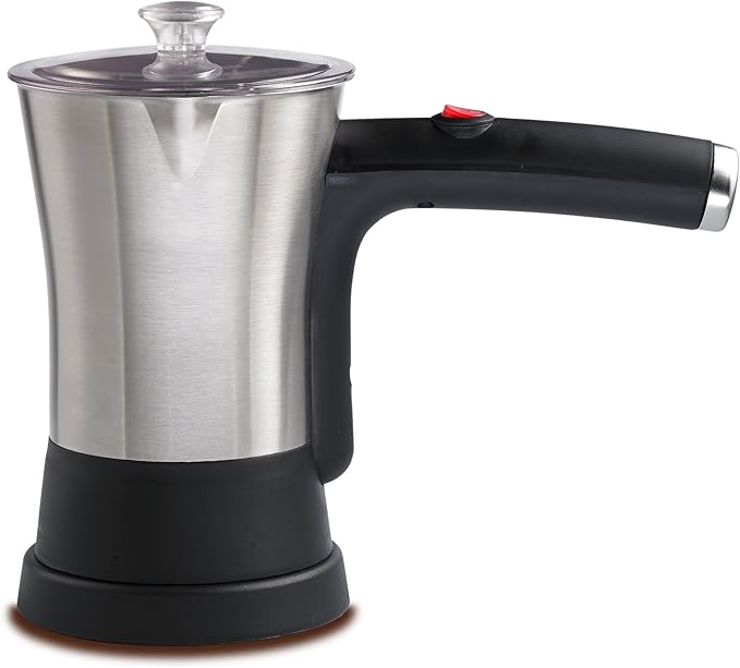 Brentwood Appliances TS-117S Electric Turkish Coffee Maker 4-Cup Stainless Steel/Black