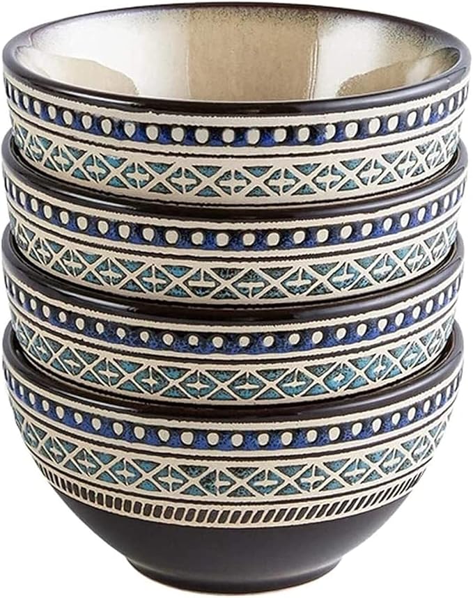 Dinnerware Set Luxury Family Dinner Service Set Dinnerware Sets Porcelain Dish Sets Including Bowl Set/Dessert Plates/Soup Plates/Dinner Plates/SaucersBowl*4