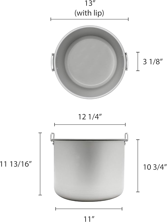 Thunder Group 50 cups rice warmer inner pot use for SEJ21000 and SEJ22000 rice warmer comes in each