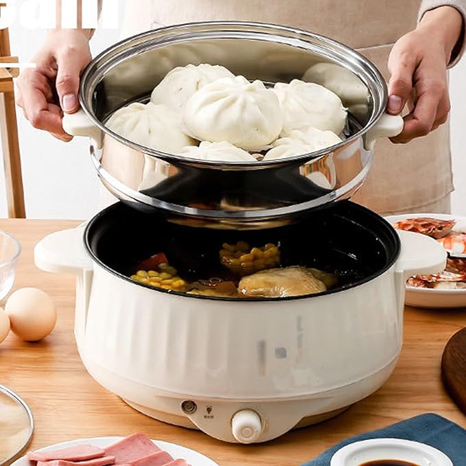 GRFIT Household Multi-function Double Layer Rice Cooker Electric Pot 1-2 People Non-stick Pan Hot Pot Rice Cooker Cooking (Color : 20cm) jinyi2016SHOP-1998