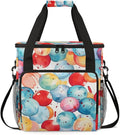 Abstract Sport Ball Coffee Maker Carrying Bag Portable Travel Storage Tote Bag Compatible with K-Mini or K-Mini Plus Single Serve Coffee Brewer Carrying Case with Multiple Pockets &amp Shoulder Str