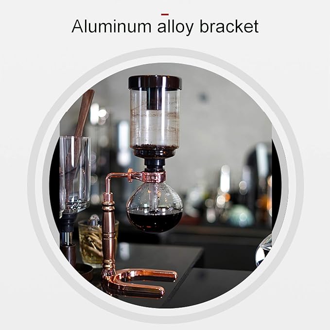Style Siphon Coffee MakerSyphon Coffee PotResistant GlassTea Siphon PotSiphon Artisanal Coffee MachineCoffee Machine Filter for Home Kitchen Use3