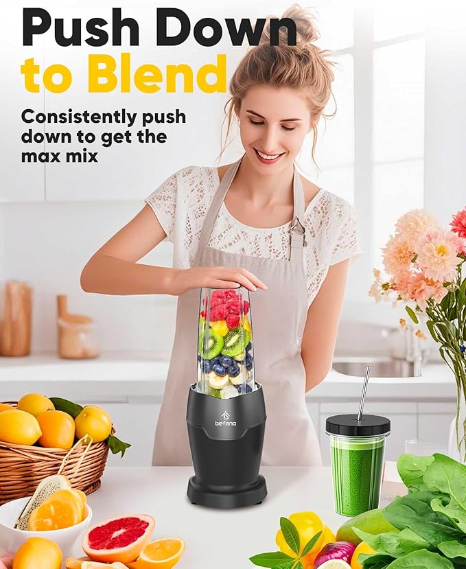 11-in-1 Smoothie Blender Personal Blender Margarita Machine with 1200-Watt Base for Smoothies Ice and Fruit